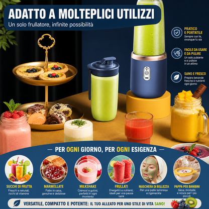Frullatore Portatile Ricaricabile USB 400 ml