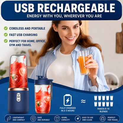 Frullatore Portatile Ricaricabile USB 400 ml